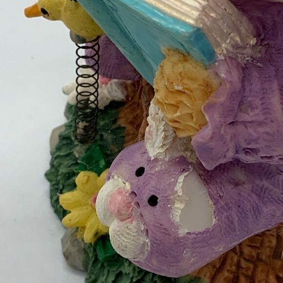 Vintage Teddy Easter Bunny PJs Easter Decoration - Picture 7 of 10